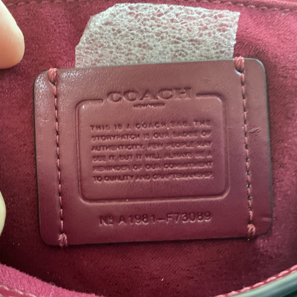 Coach Purple Leather Mini Cassidy Handbag “Like New” - Picture 14 of 16